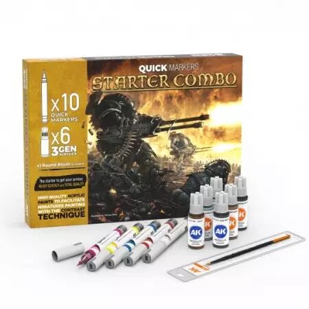 Starter Combo Quick Markers + 3Gen Set  - AK Interactive