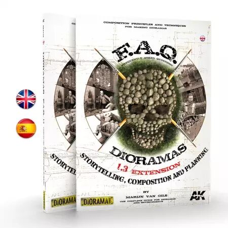 Dioramas F.A.Q. 1.3 Extension. Storytelling. Composition & Planning - English - Livre - AK Interactive