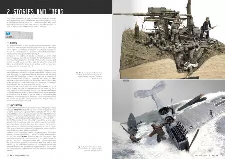 Dioramas F.A.Q. 1.3 Extension. Storytelling. Composition & Planning - English - Livre - AK Interactive