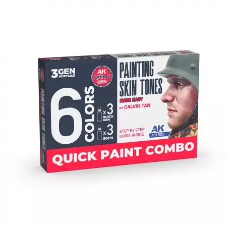 Painting Skin Tones by Calvin Tan - Signature Set - AK Interactive