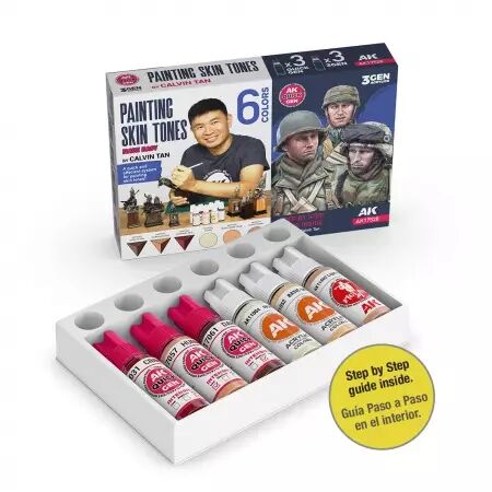 Painting Skin Tones by Calvin Tan - Signature Set - AK Interactive