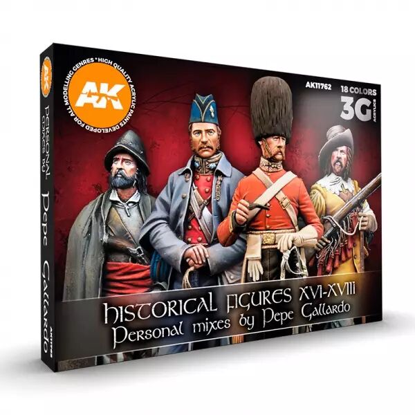 Hystorical Figures S. XVI-XVIII Signature Set By Pepe Gallardo  - Signature Set - AK Interactive