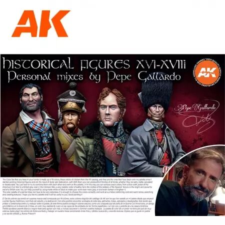 Hystorical Figures S. XVI-XVIII Signature Set By Pepe Gallardo  - Signature Set - AK Interactive