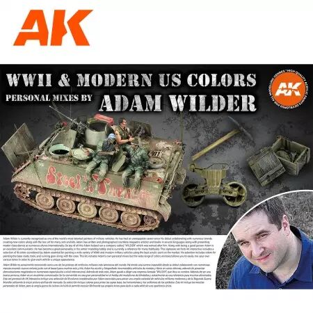 WW2 & Modern Us Colors - Signature Set By Adam Wilder  - Signature Set - AK Interactive