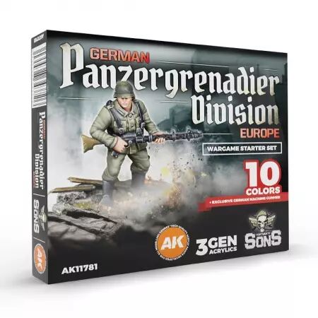German Panzergrenadier Division Europe - 3rd Gen Set - AK Interactive