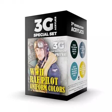 WWII RAF Uniform Colors 3G - 3rd Gen Set - AK Interactive