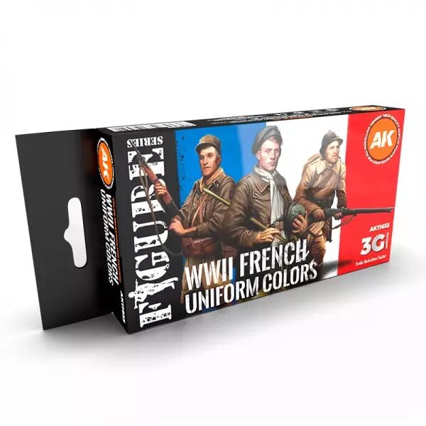 French Uniform Colors 3G - 3rd Gen Set - AK Interactive