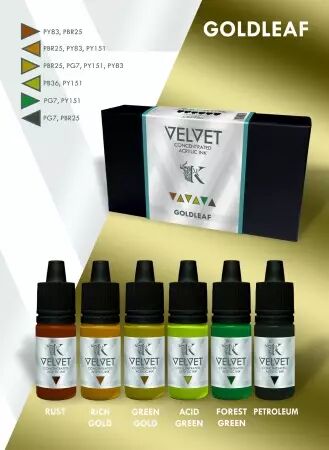 Velvet Inks Goldleaf - Kimera Colors