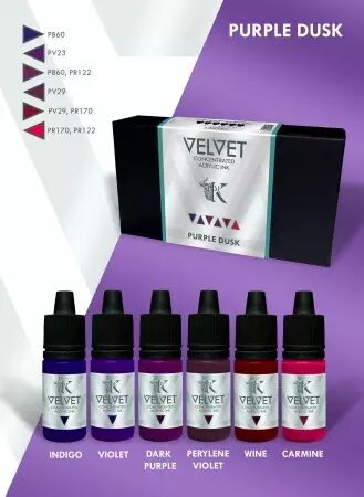 Velvet Inks Purple Dusk - Kimera Colors