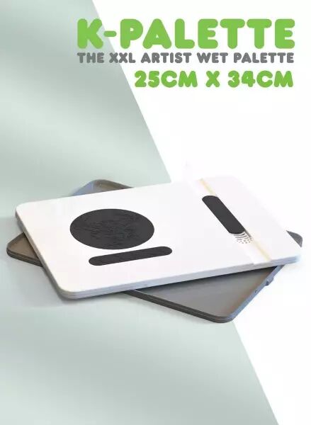 Palette Humide : K-Palette XXL + 3 foams + 50 sheets - Kimera Colors