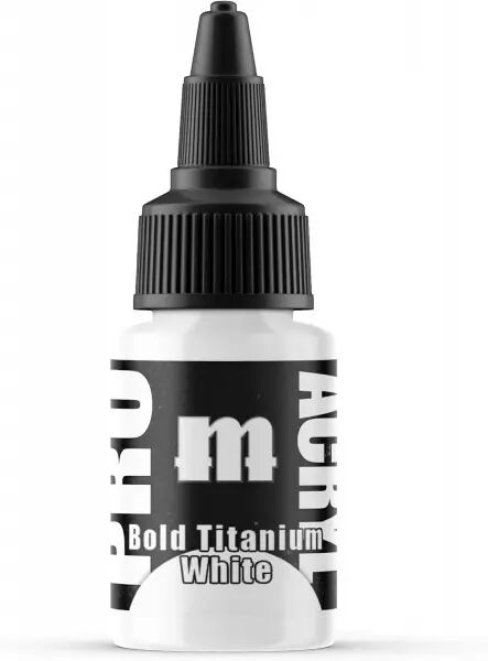 Bold Titanium White - Standard Colors - Pro Acryl - Monument Hobbies