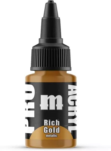Rich Gold - Metallics Colors - Pro Acryl - Monument Hobbies