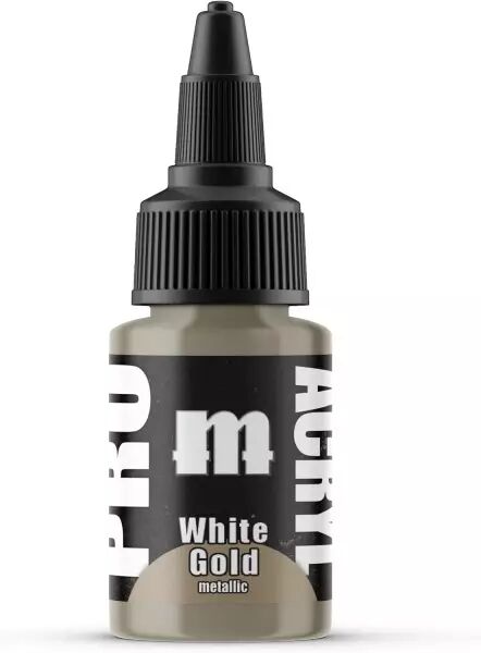 White Gold - Metallics Colors - Pro Acryl - Monument Hobbies