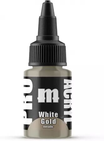 White Gold - Metallics Colors - Pro Acryl - Monument Hobbies