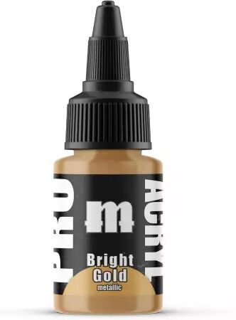 Bright Gold - Metallics Colors - Pro Acryl - Monument Hobbies