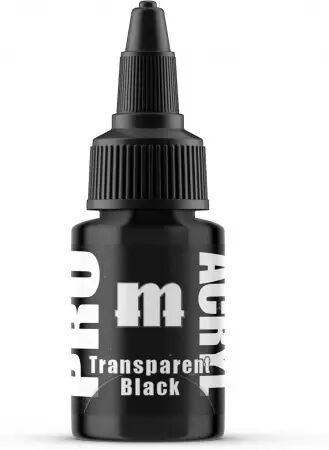 Transparent Black - Transparents Colors - Pro Acryl - Monument Hobbies