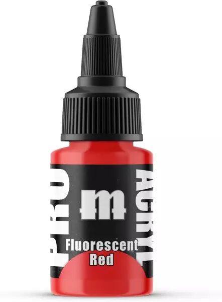Fluorescent Red  - Pro Acryl - Monument Hobbies