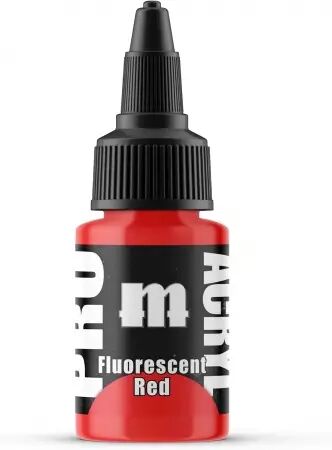 Fluorescent Red  - Pro Acryl - Monument Hobbies