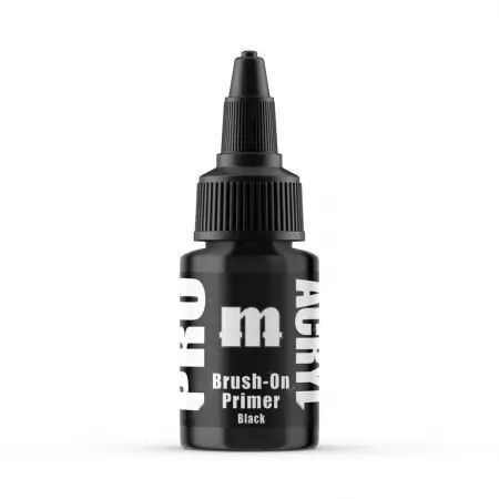 Brush-On Black - PRIME  - Pro Acryl - Monument Hobbies