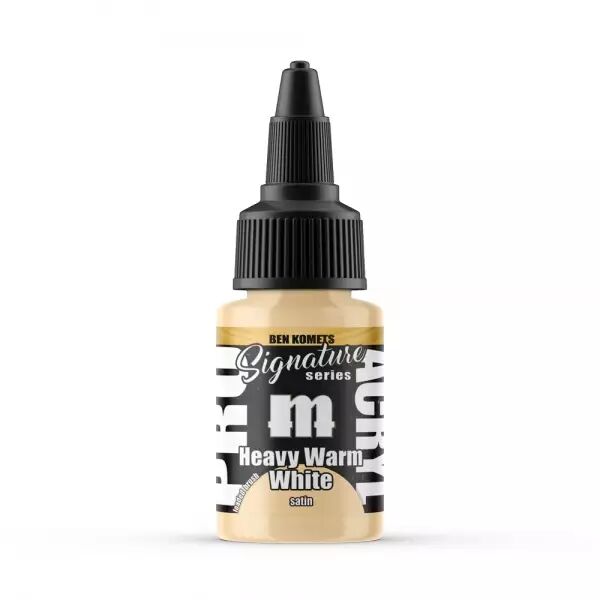 Ben Komets Heavy Warm White  - Signature Series - Pro Acryl - Monument Hobbies