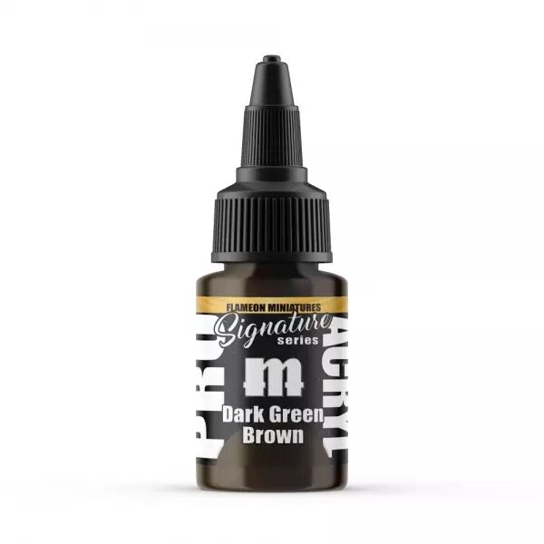Flameon Dark Green Brown  - Signature Series - Pro Acryl - Monument Hobbies