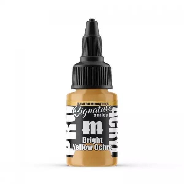 Flameon Bright Yellow Ochre  - Signature Series - Pro Acryl - Monument Hobbies
