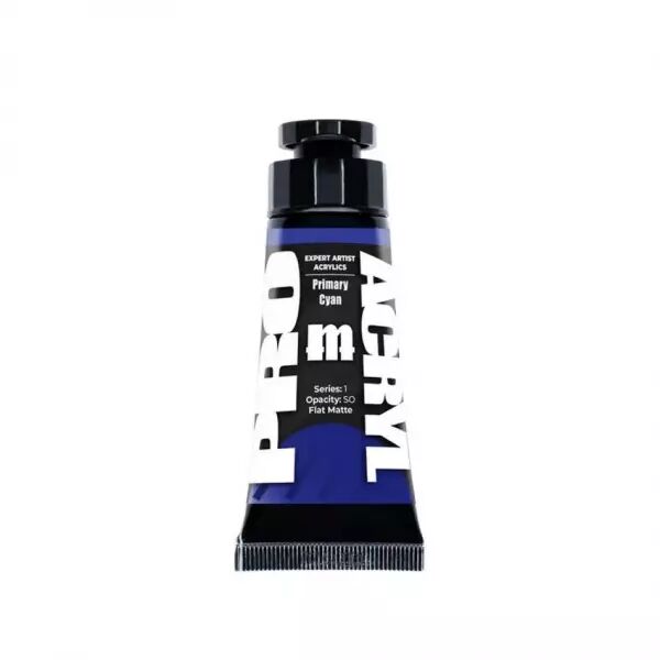 Primary Cyan - Expert Artist Acrylics - Monument Hobbies