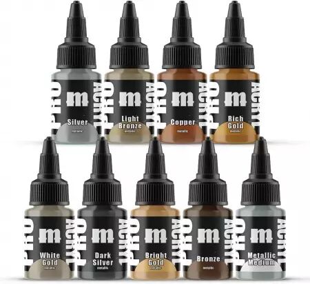 Pro Acryl Metallic Set - Monument Hobbies