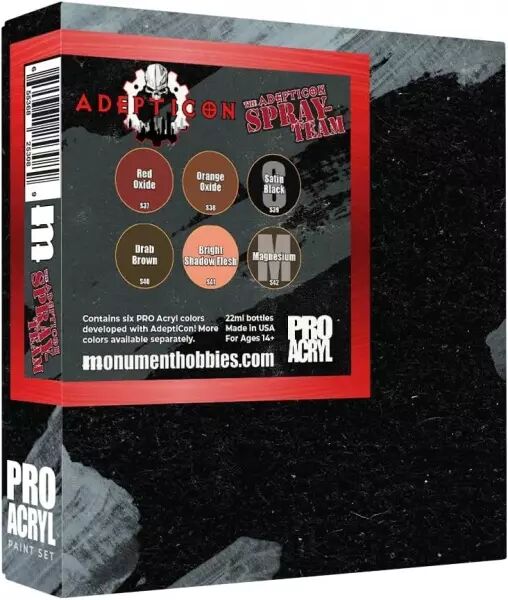 AdeptiCon Paint Set - Pro Acryl - Monument Hobbies