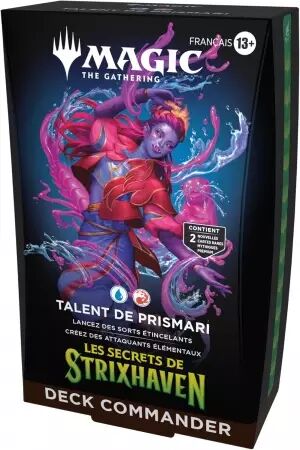 Magic the Gathering : Les Secrets de Strixhaven - Talent de Prismari Deck commander (fran&ccedil;ais)