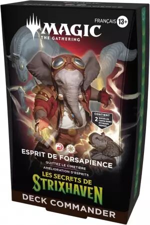 Magic the Gathering : Les Secrets de Strixhaven - Esprit de Forsapience Deck commander (fran&ccedil;ais)