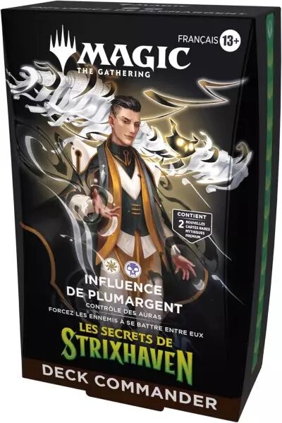 Magic the Gathering : Les Secrets de Strixhaven - Influence de Plumargent Deck commander (fran�ais)