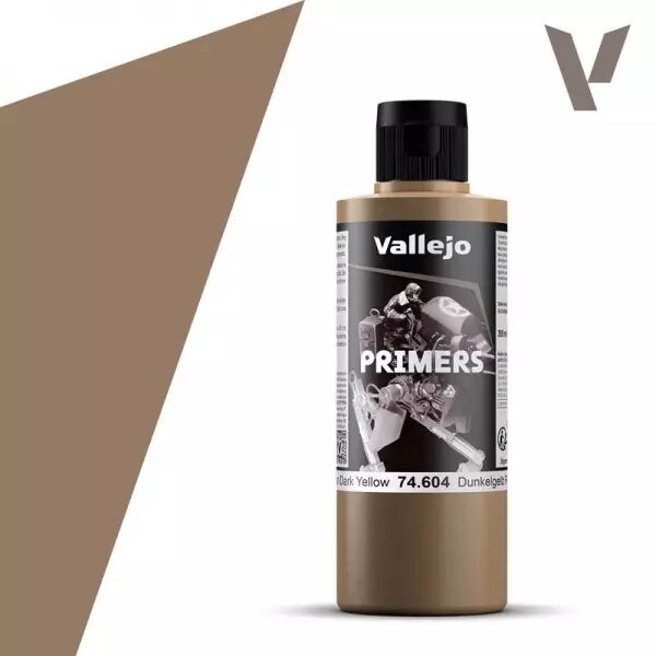 Surface Primer 200ml German Dark Yellow (RAL7028) - Vallejo