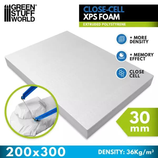 Polystyr�ne extrud� XPS 30 mm - Cellules ferm�es - Green Stuff World
