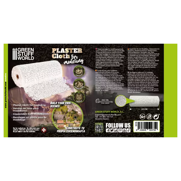 Bande de pl�tre - Green Stuff World