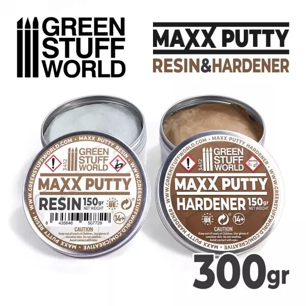 Mastic �poxy Maxx Putty 300gr - Green Stuff World