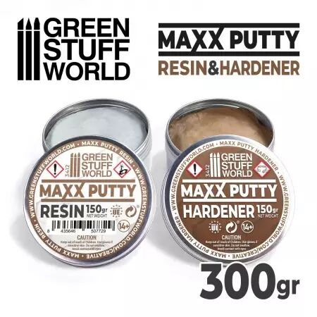Mastic &eacute;poxy Maxx Putty 300gr - Green Stuff World