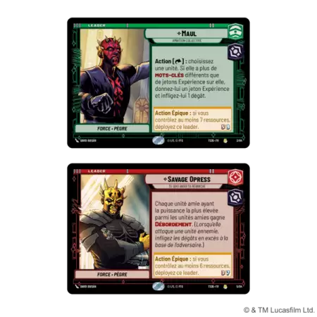 Star Wars Unlimited : Twin Suns - Deck Fr&egrave;res de Sang