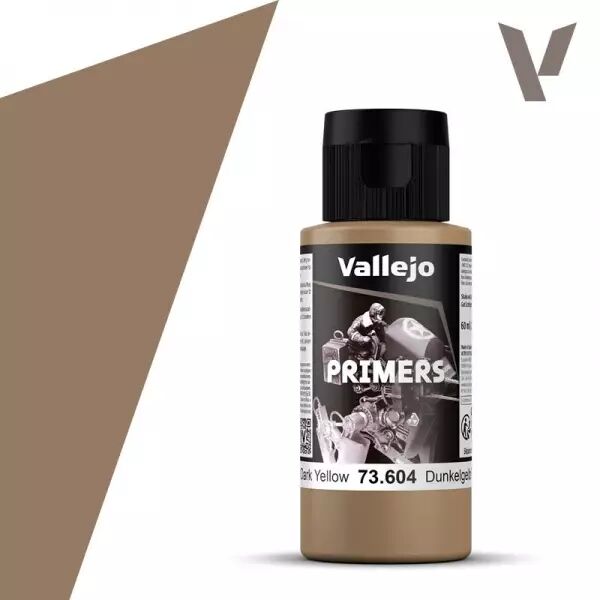 Surface Primer 60ml German Dark Yellow RAL7028 - Vallejo