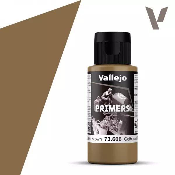 Surface Primer 60ml German Green Brown RAL8000 - Vallejo