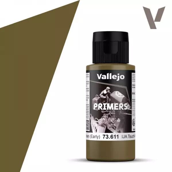 Surface Primer 60ml IJATsuchiKusaIRO Earth Green (early) - Vallejo