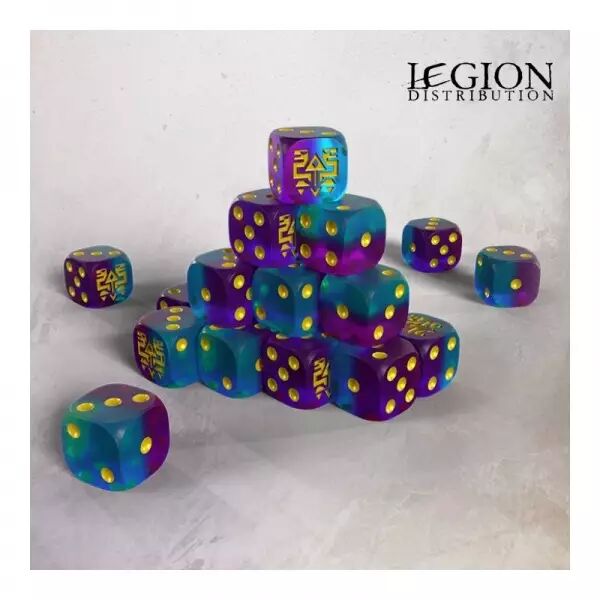 Grimdark Future - Saurian Starhost Premium Resin 16mm Dice Set (20)