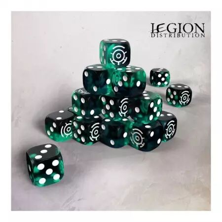 Grimdark Future - Robot Legions Premium Resin 16mm Dice Set (20)