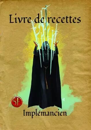 Livre de recettes d'enchantement impl&eacute;mancien