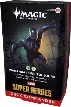 Magic the Gathering (MTG) : Marvel Super Heroes - Deck Commander Wakanda pour Toujours