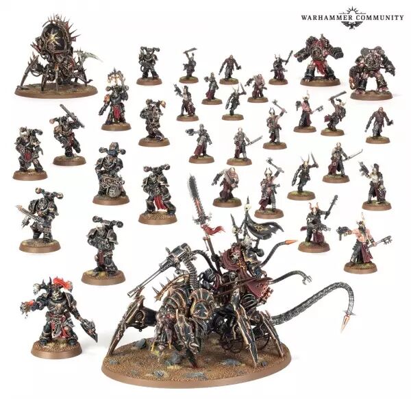 Chaos Space Marines - Bataillon : Bande de Guerre - Warhammer 40k