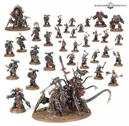 Chaos Space Marines - Bataillon : Bande de Guerre - Warhammer 40k