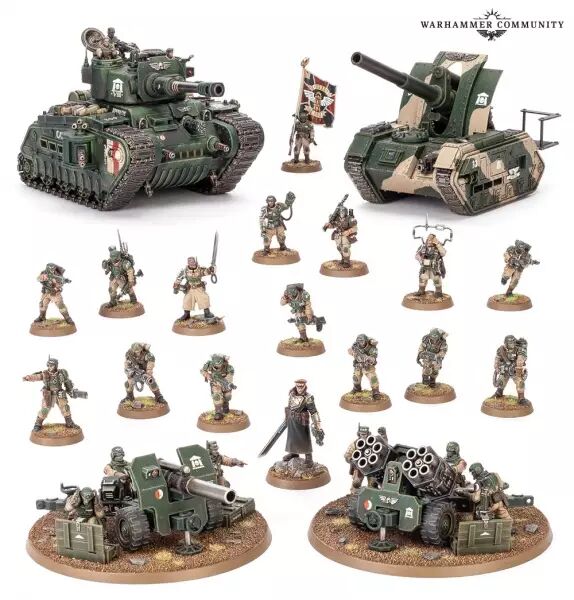 Astra Militarum - Bataillon : Peloton de l'Astra Militarum - Warhammer 40k