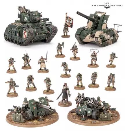 Astra Militarum - Bataillon : Peloton de l'Astra Militarum - Warhammer 40k