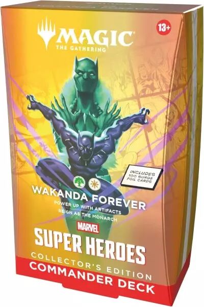 Magic the Gathering (MTG) : Marvel Super Heroes - Collector Deck Commander Wakanda Forever